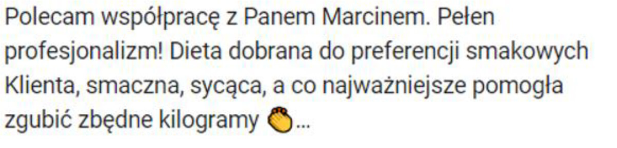 Oceny i opinie dietetyka